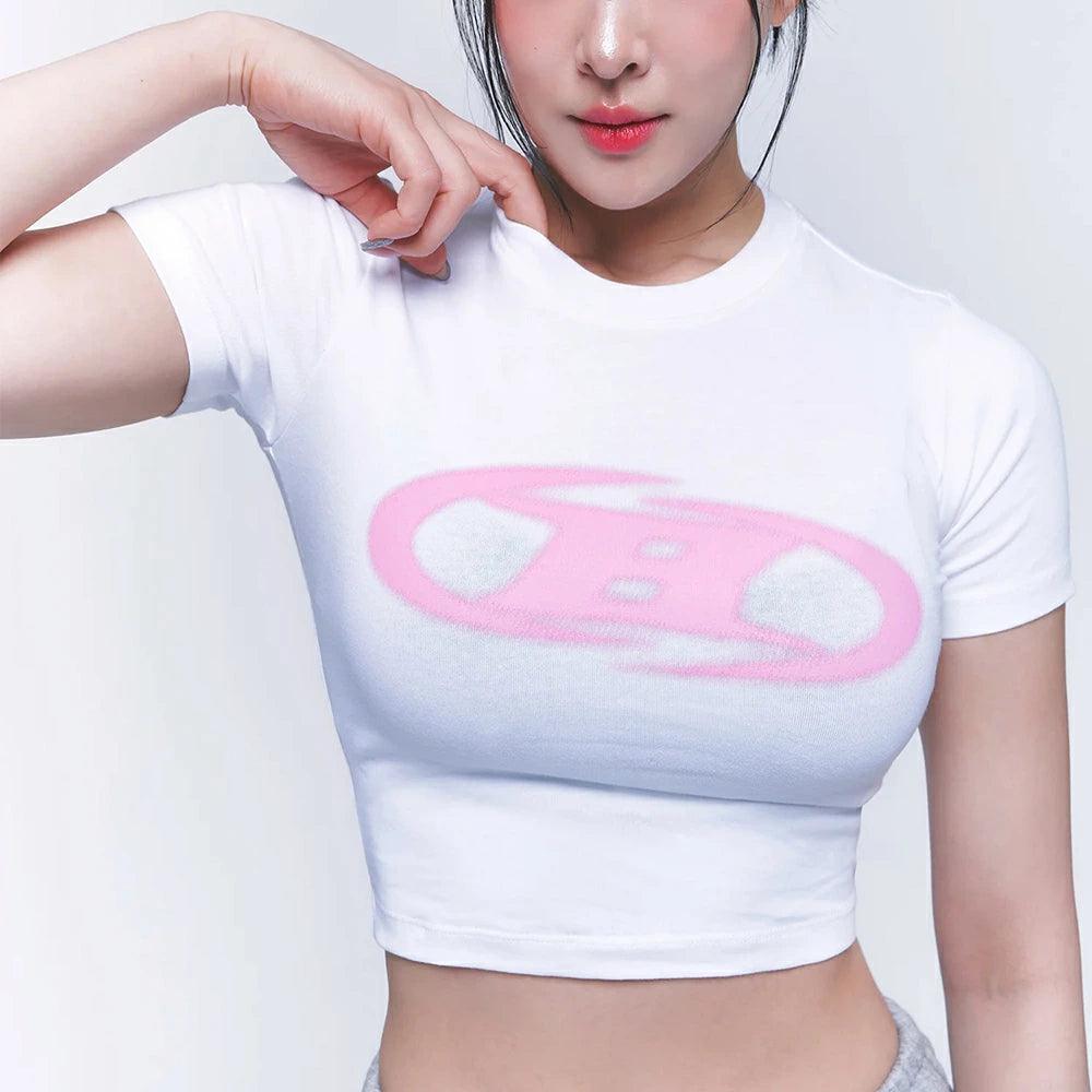 BLUR LOGO CROP TOP
