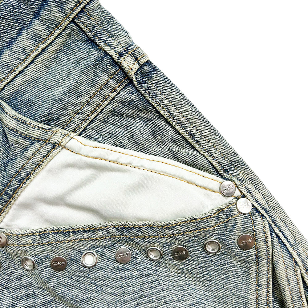 </2 Blue Track Jeans