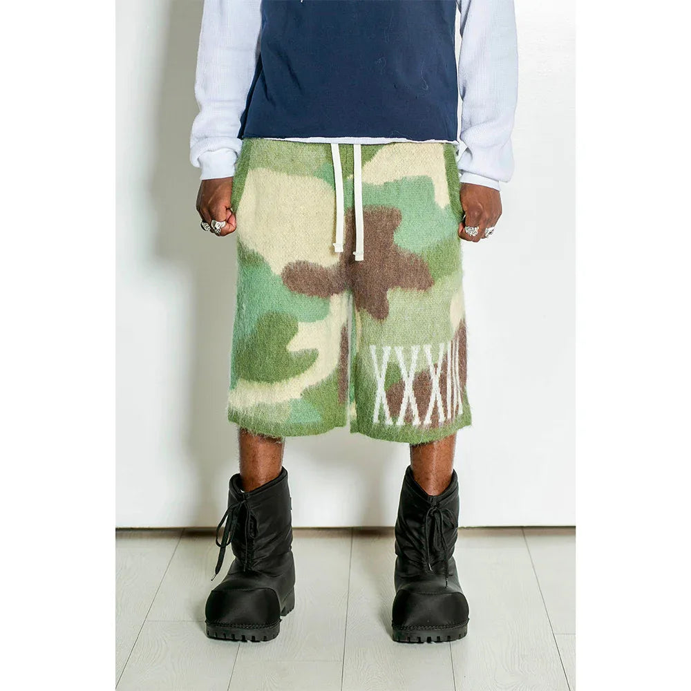Mohair Camo Shorts - NOUBLIE PAS - VENTURER