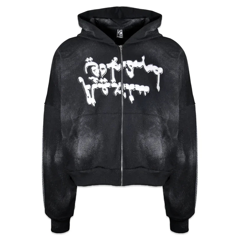 MAFIA Skull Zip Up Hoodie - CH2 FLEXINSOHARD - VENTURER