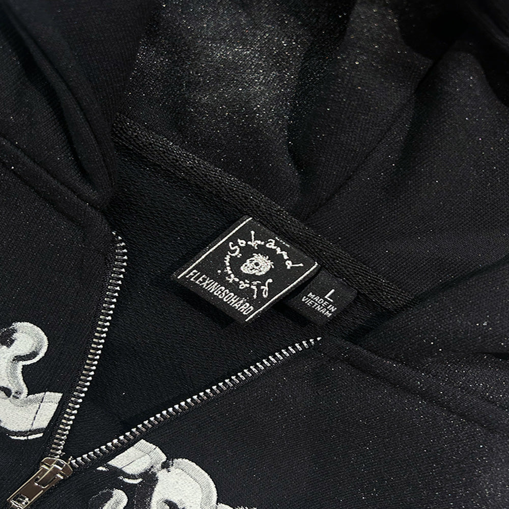 MAFIA Skull Zip Up Hoodie