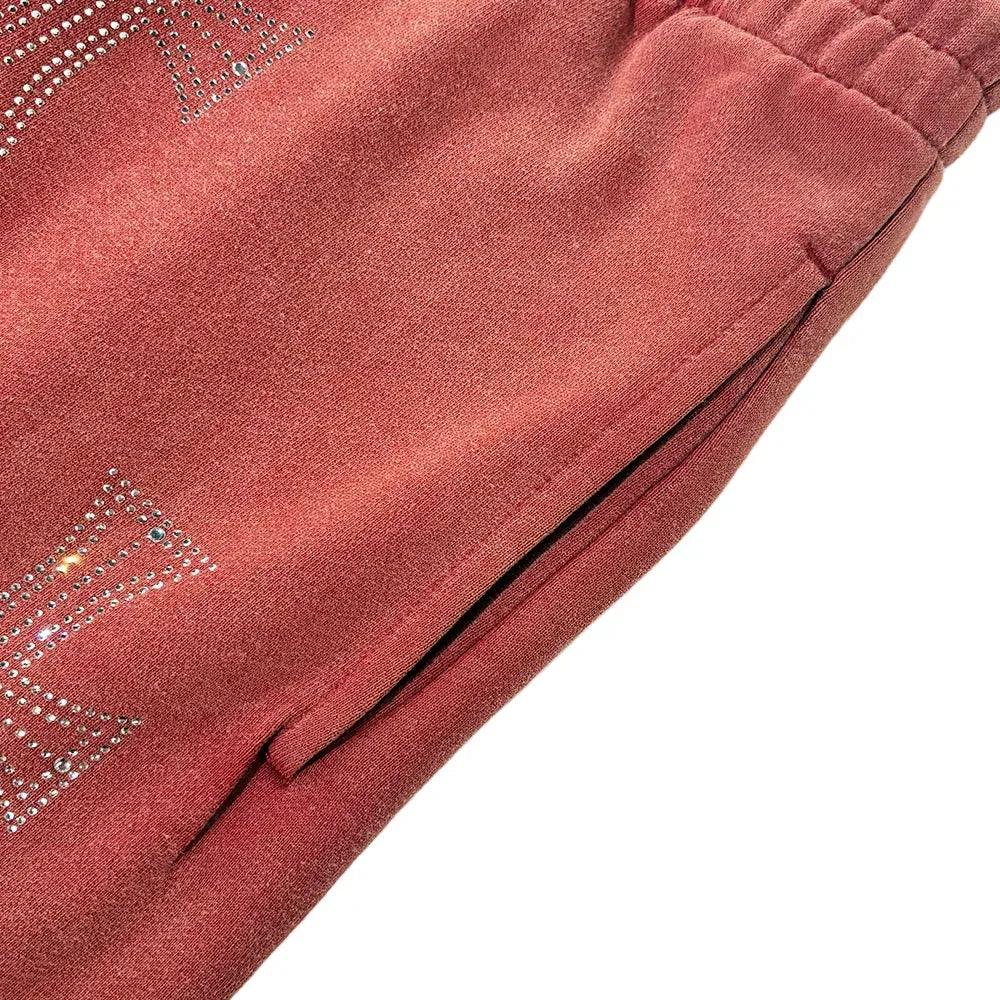 Outline Cross Rhinestone Sweatpants - UNKNOWN LONDON - VENTURER