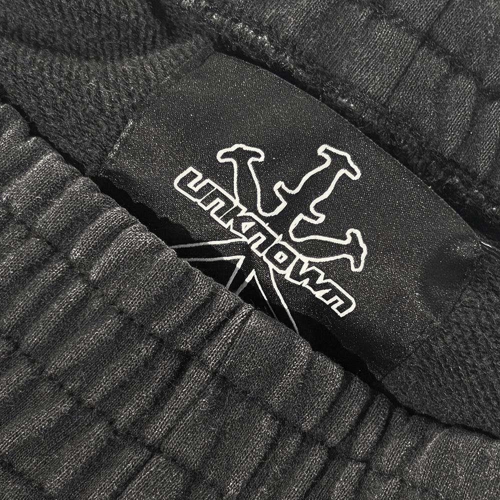 Outline Cross Rhinestone Sweatpants - UNKNOWN LONDON - VENTURER