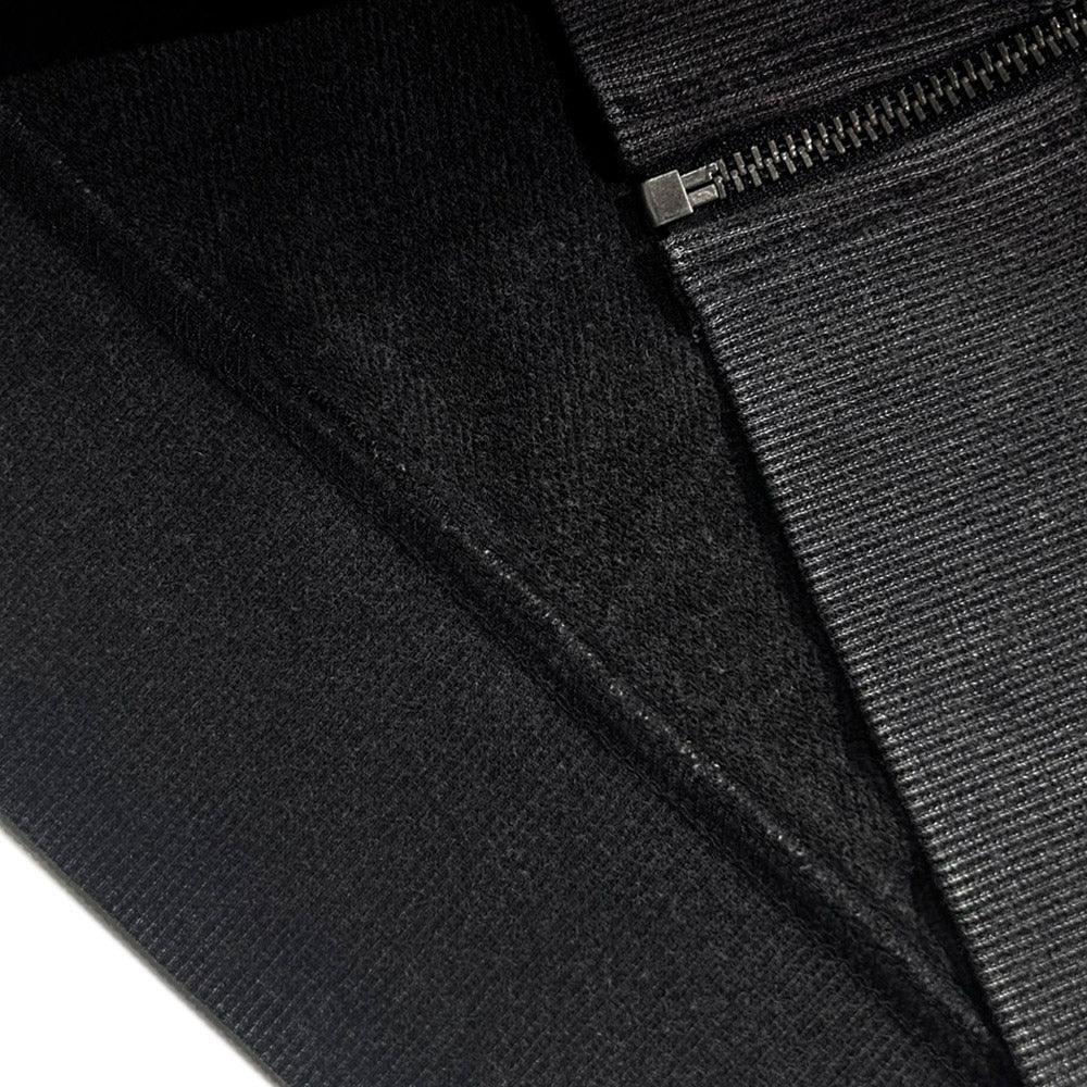 Outline Cross Rhinestone Zip Hoodie - UNKNOWN LONDON - VENTURER