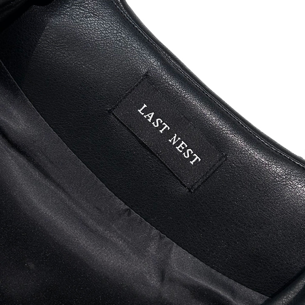 Grouture Faux Leather Padded Vest