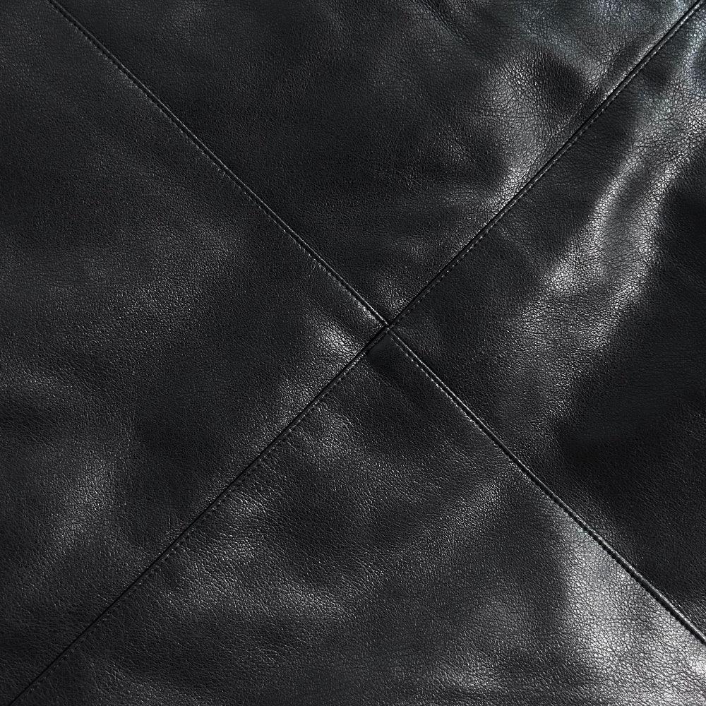 Hooded Faux Leather Flight Jacket - LAST NEST - VENTURER