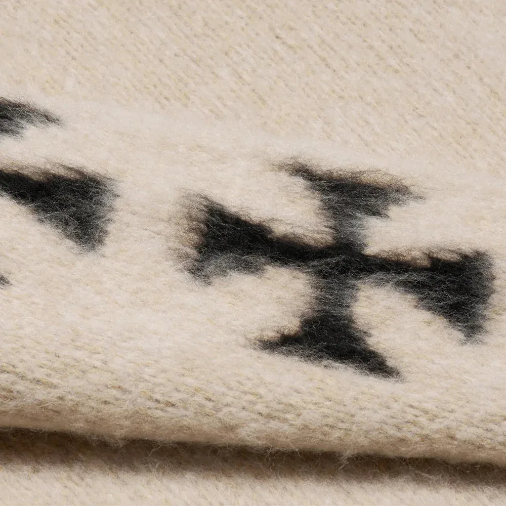 Raglan Brushed Cross Zip Knit Hoodie - ASKYURSELF - VENTURER