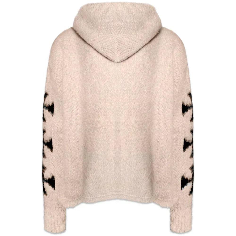 Raglan Brushed Cross Zip Knit Hoodie - ASKYURSELF - VENTURER