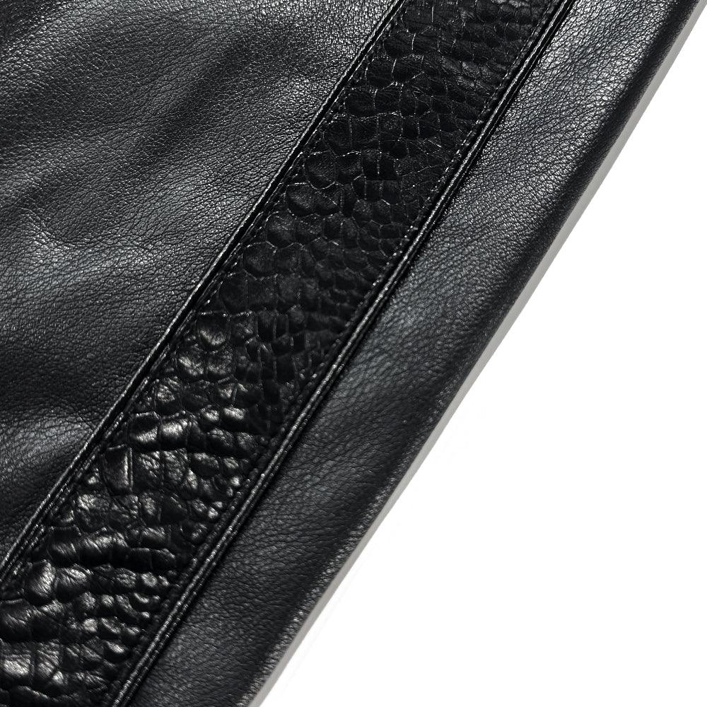 Faux Leather Track Jacket - LAST NEST - VENTURER