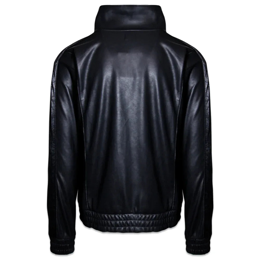 Faux Leather Track Jacket - LAST NEST - VENTURER