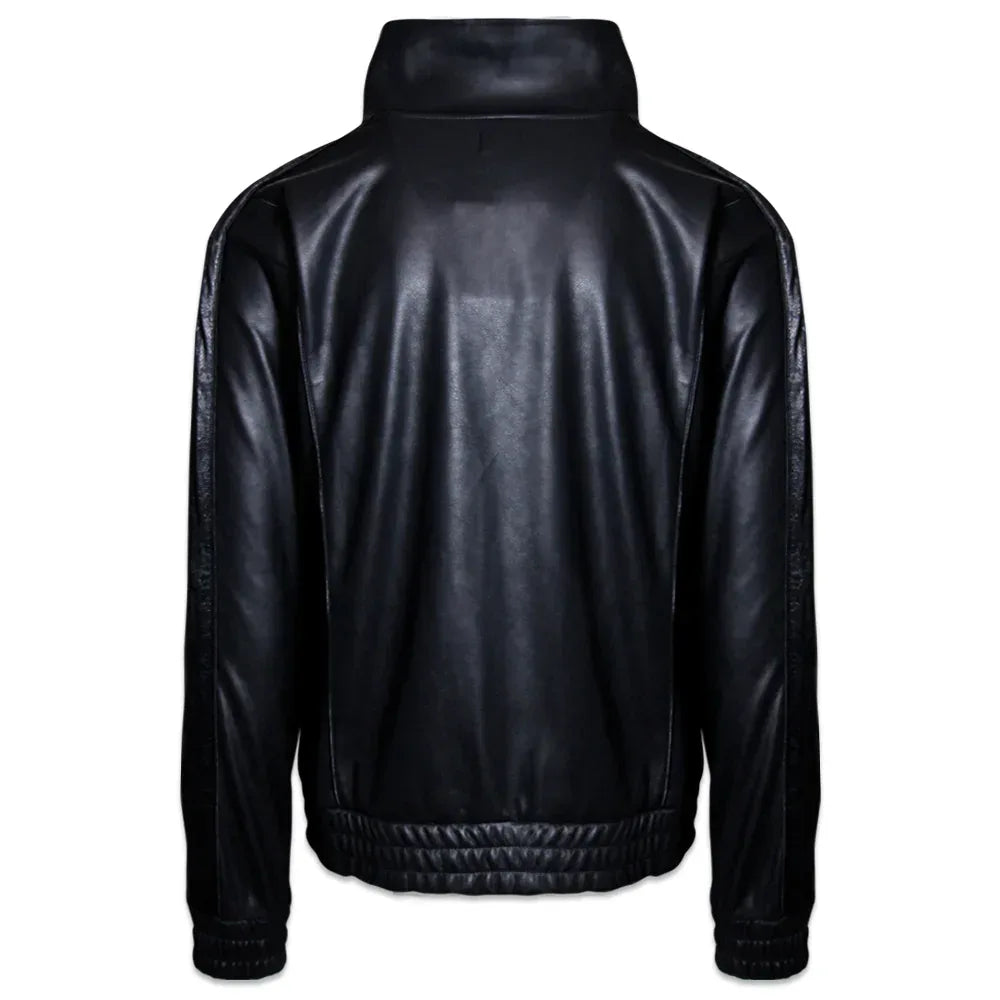 Faux Leather Track Jacket - LAST NEST - VENTURER