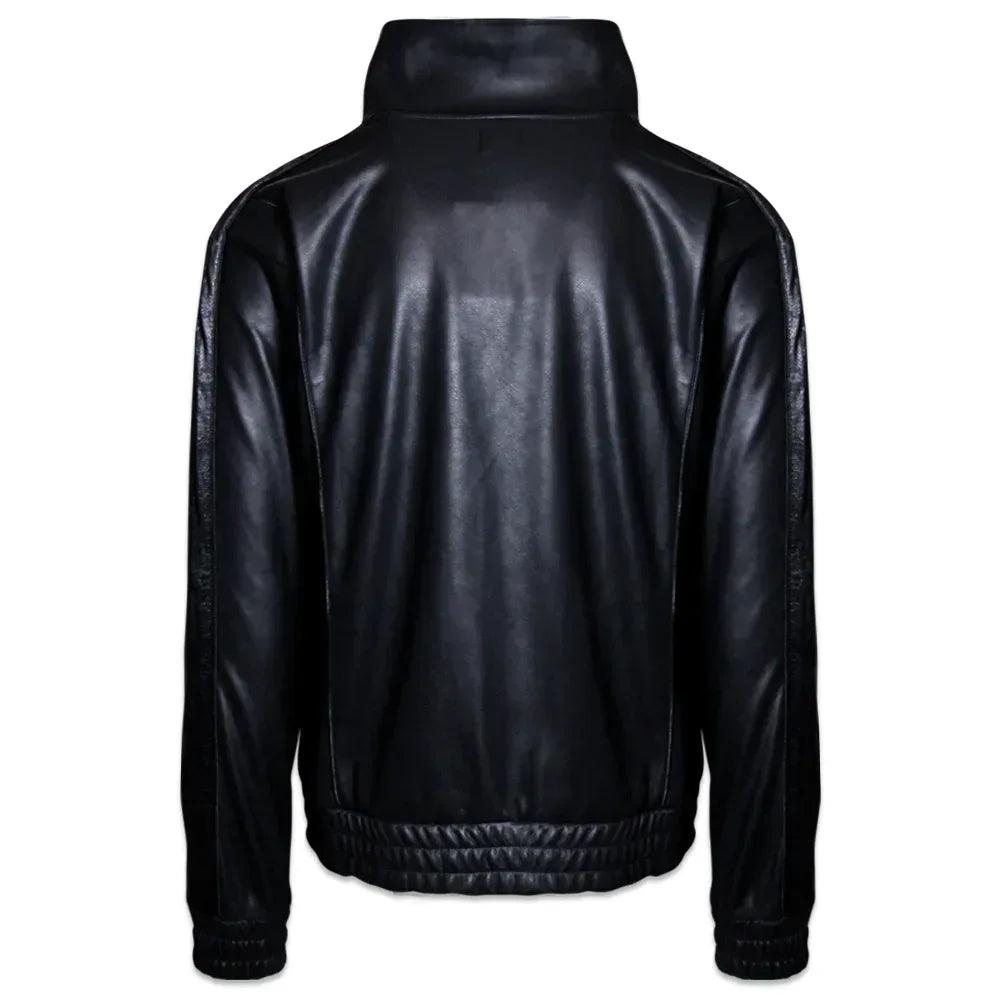 Faux Leather Track Jacket - LAST NEST - VENTURER