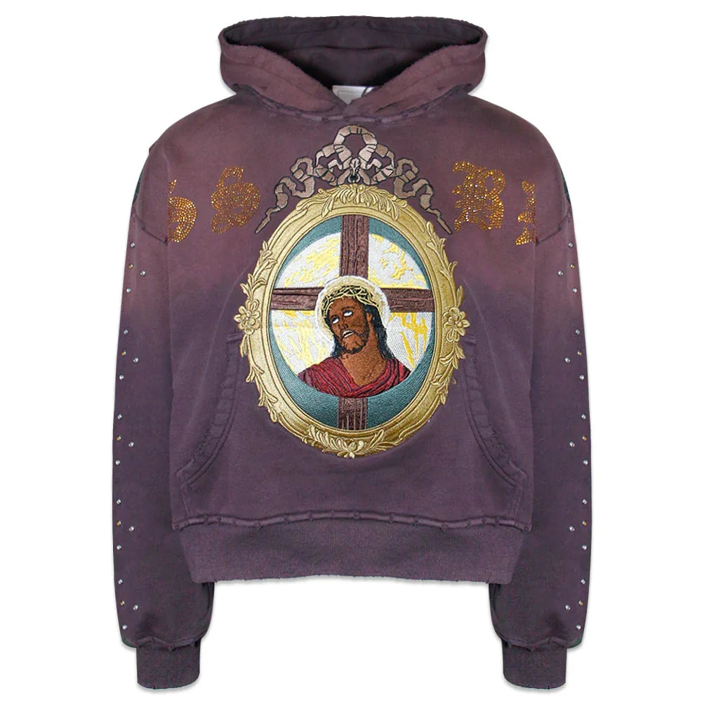 Cristo Portrait Pullover Hoodie - SSBD NEW YORK - VENTURER