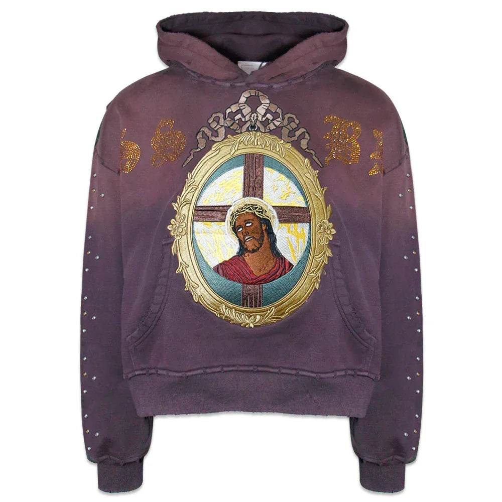 Cristo Portrait Pullover Hoodie - SSBD NEW YORK - VENTURER