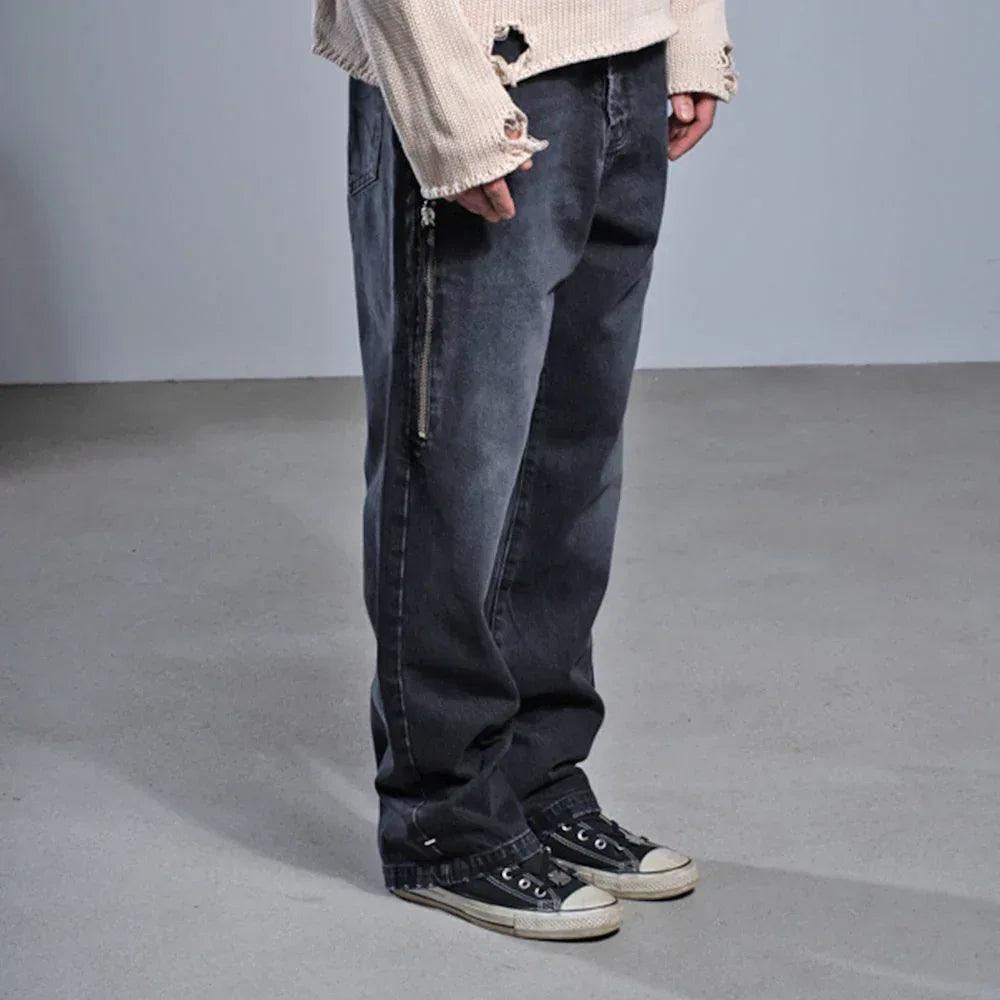 Cross Pocket Phrase Denim - ASKYURSELF - VENTURER
