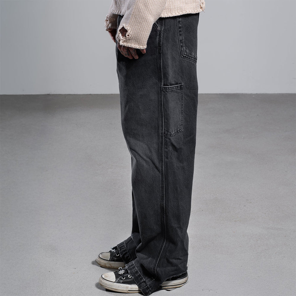 Phrase Work Zip Denim