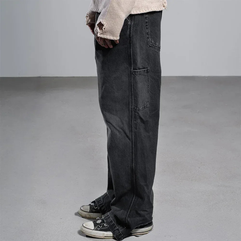 Phrase Work Zip Denim - ASKYURSELF - VENTURER