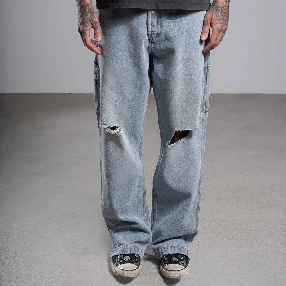 Phrase Work Zip Denim - ASKYURSELF - VENTURER