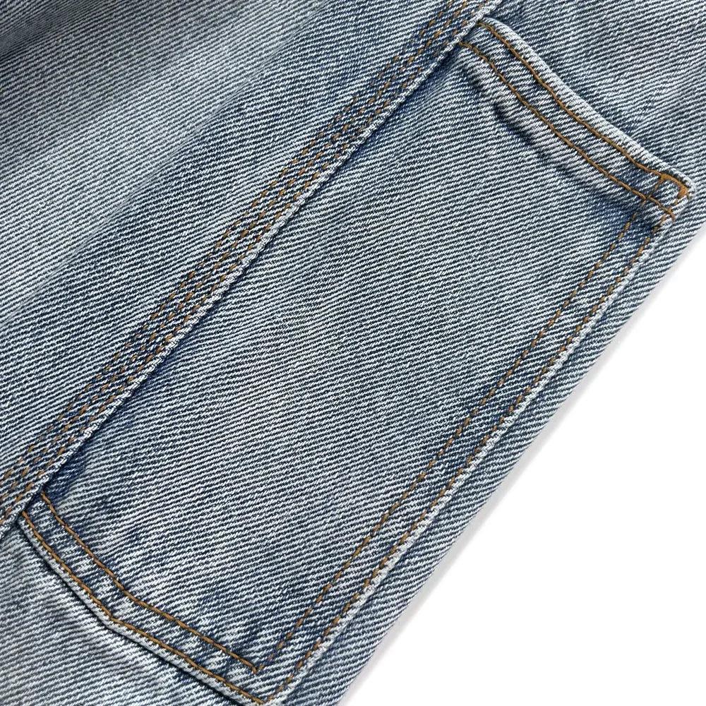 Phrase Work Zip Denim - ASKYURSELF - VENTURER