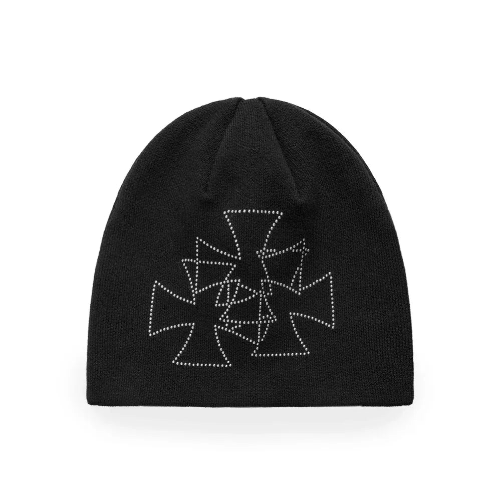 ASKYURSELF (アスクユアセルフ)商品ページ - Cross Studs Beanie