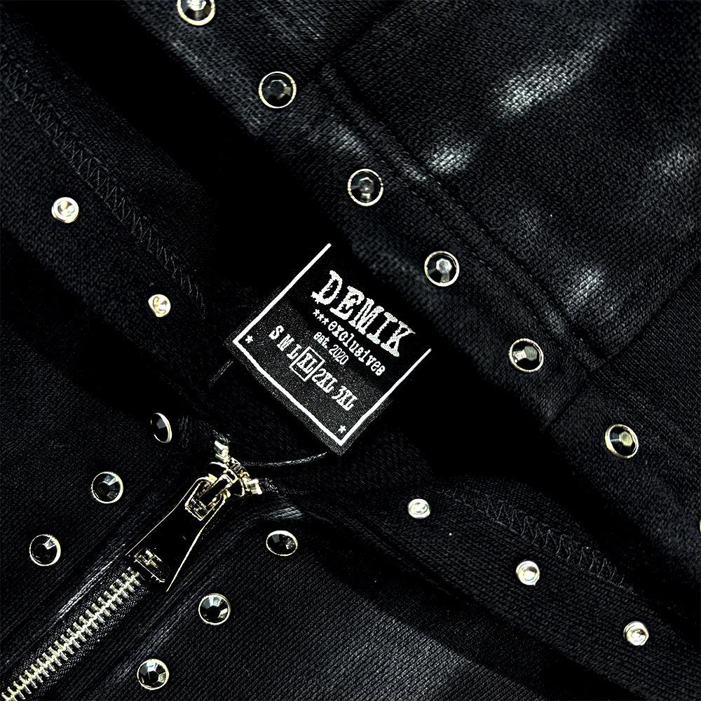 Black Diamond Triple Zip Hoodie - DEMIK EXCLUSIVES - VENTURER