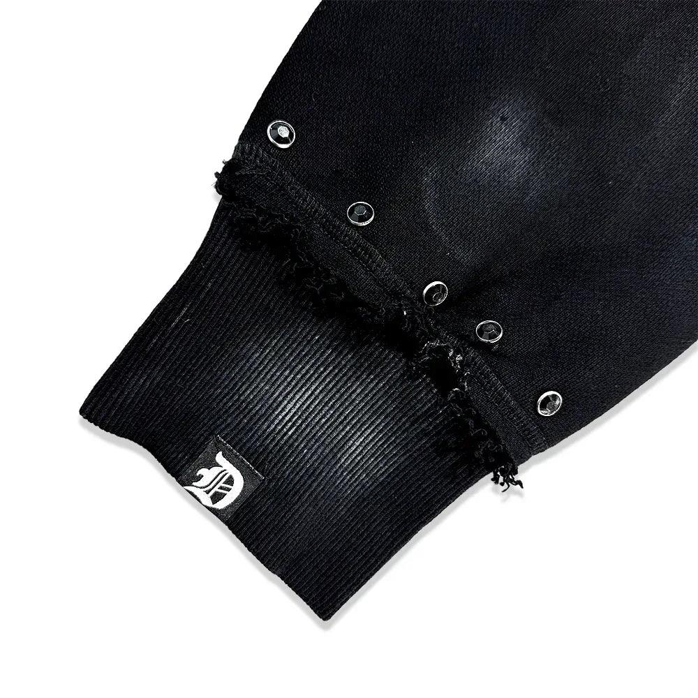 Black Diamond Triple Zip Hoodie - DEMIK EXCLUSIVES - VENTURER
