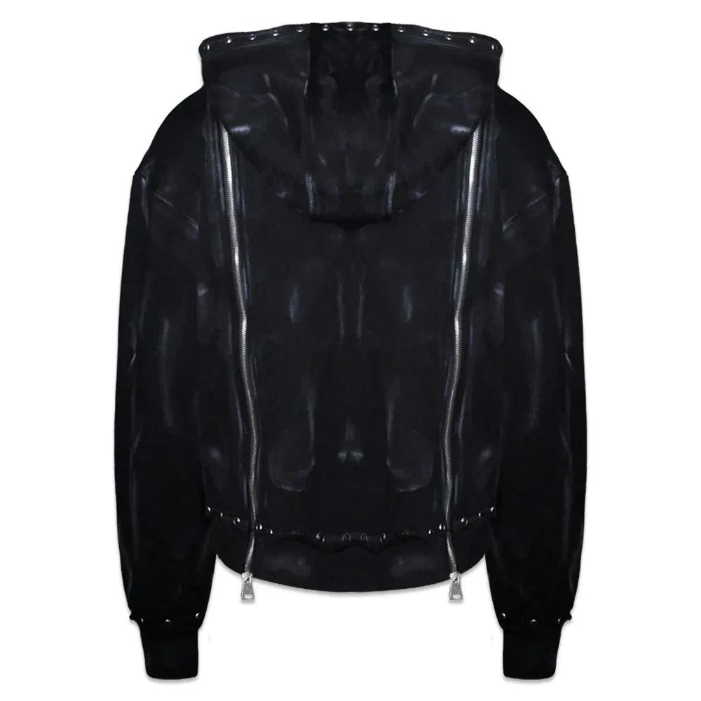 Black Diamond Triple Zip Hoodie - DEMIK EXCLUSIVES - VENTURER