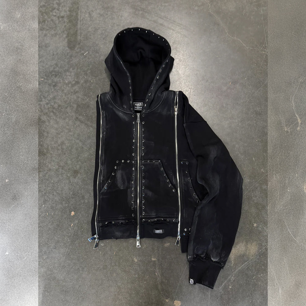Black Diamond Triple Zip Hoodie
