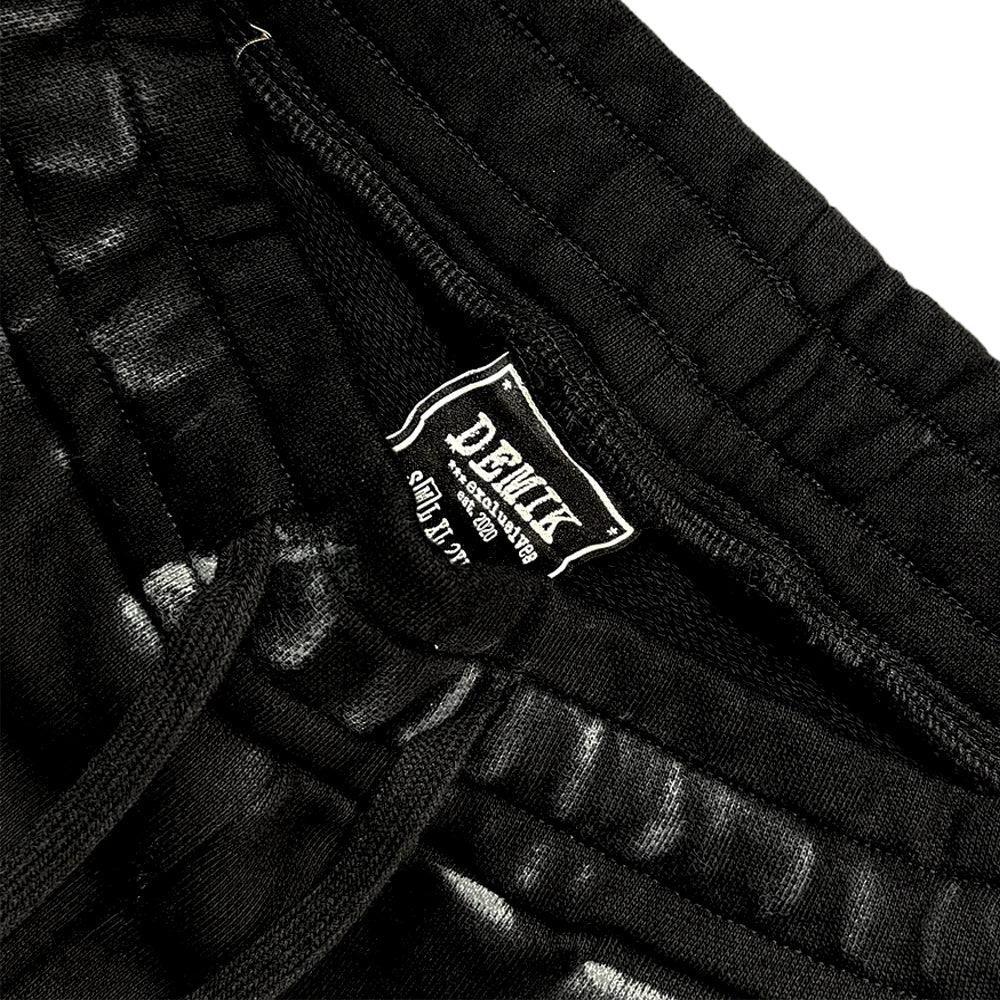 Black Diamond Triple Zip Flared Sweatpants - DEMIK EXCLUSIVES - VENTURER