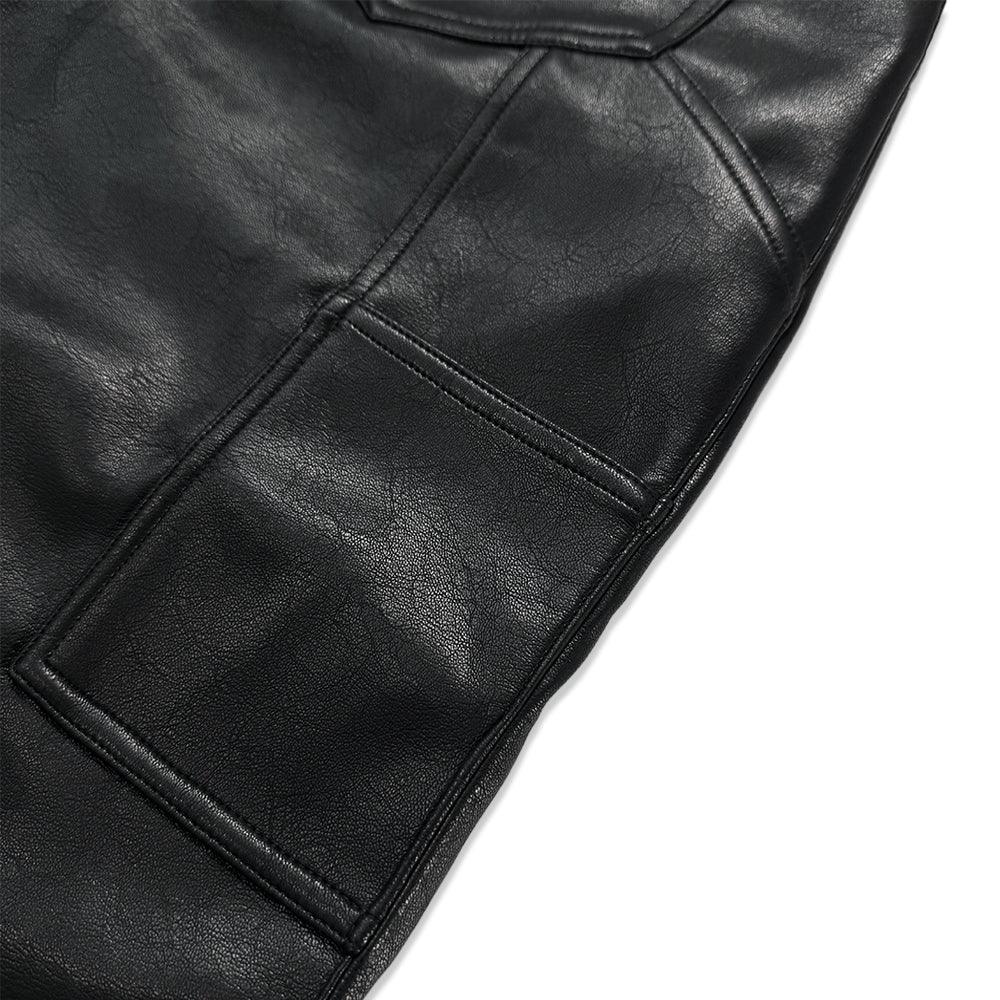 Faux Leather Carpenter Pants - STAMPD - VENTURER