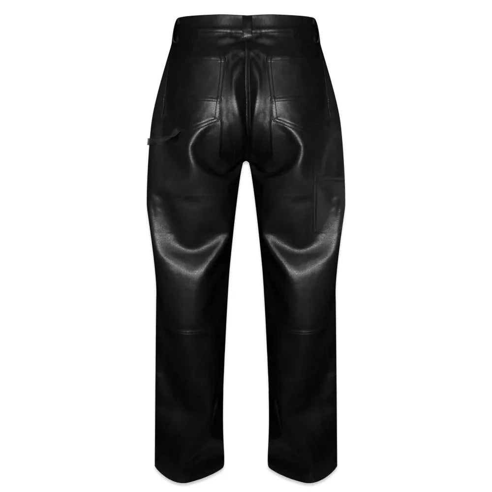 Faux Leather Carpenter Pants - STAMPD - VENTURER