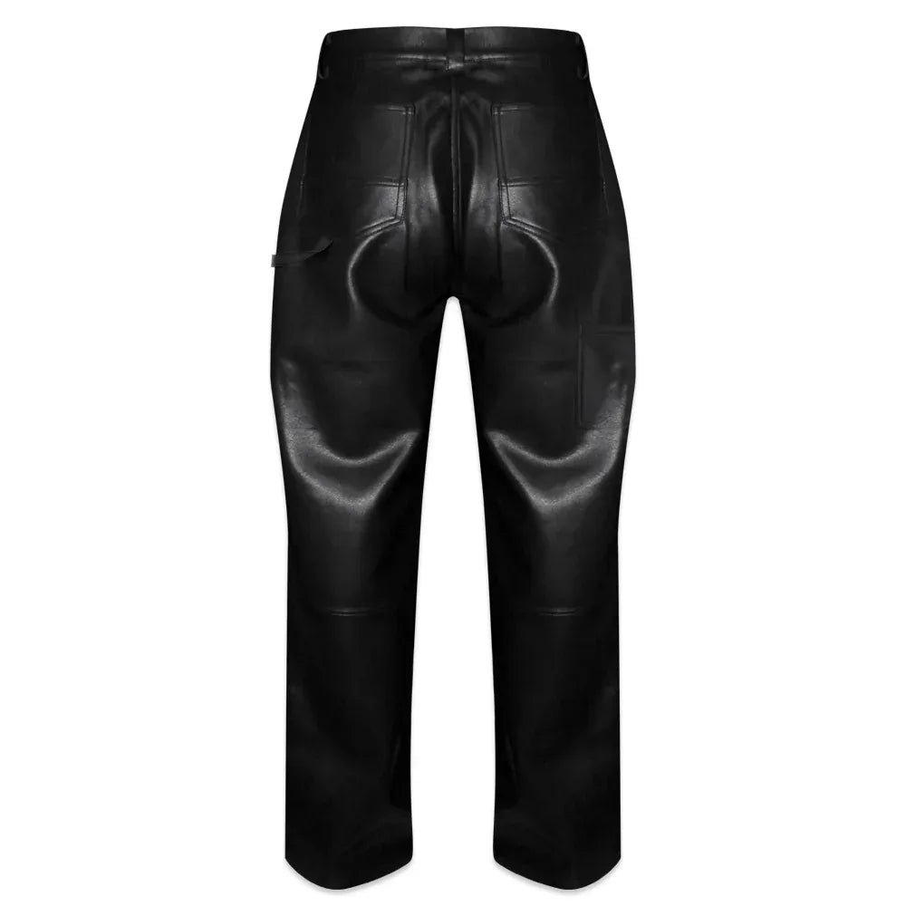 Faux Leather Carpenter Pants - STAMPD - VENTURER