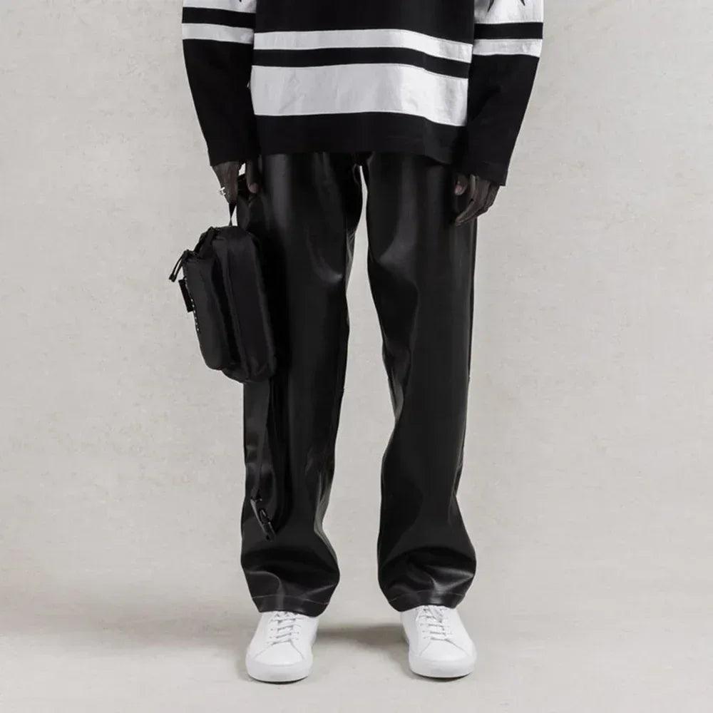 Faux Leather Carpenter Pants - STAMPD - VENTURER