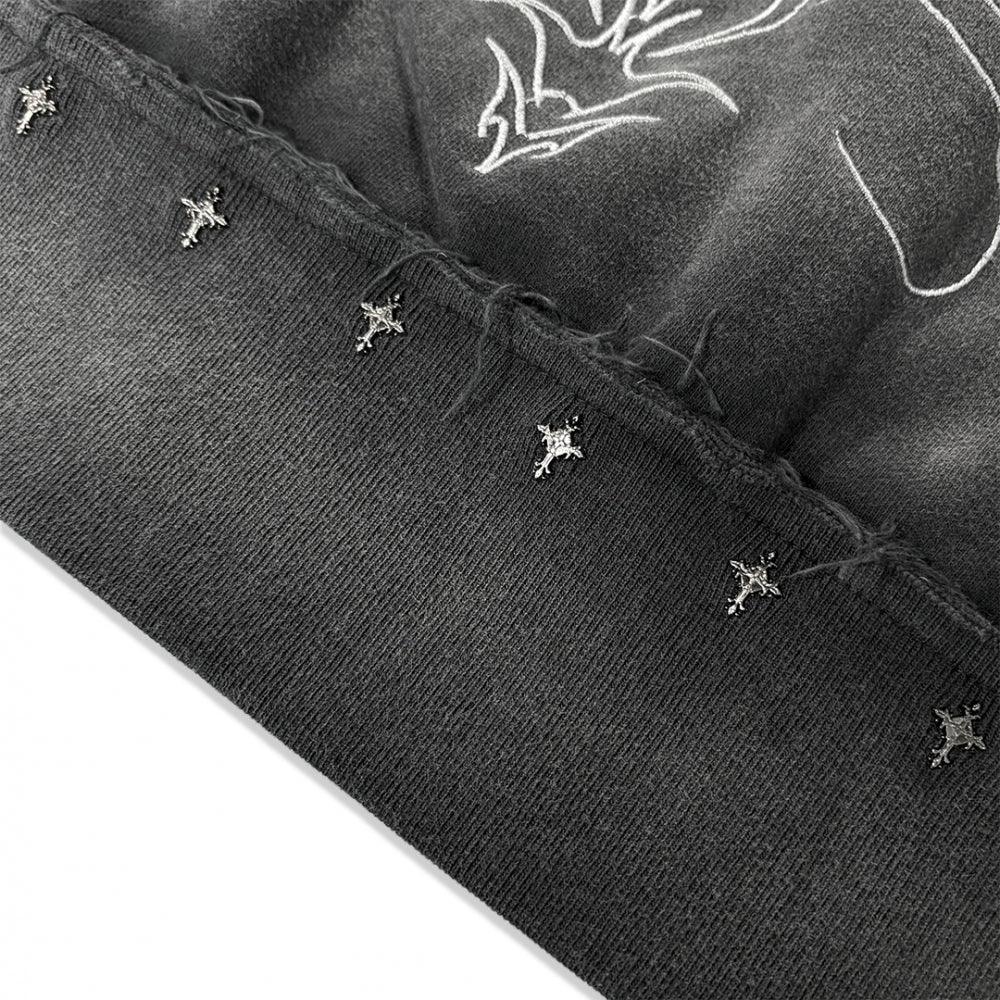 Drkangl Zip Up Hoodie - whathappenedtogod - VENTURER