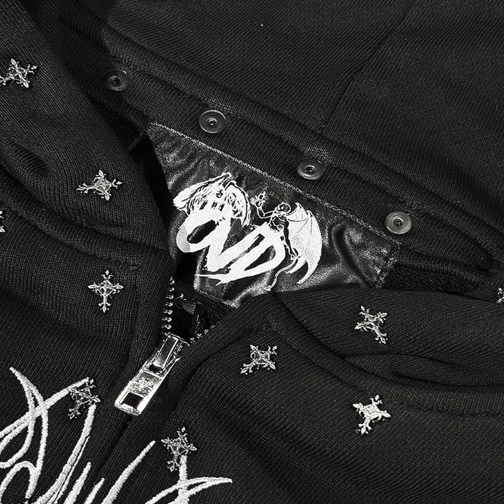 Shdwangl Zip Up Hoodie - whathappenedtogod - VENTURER