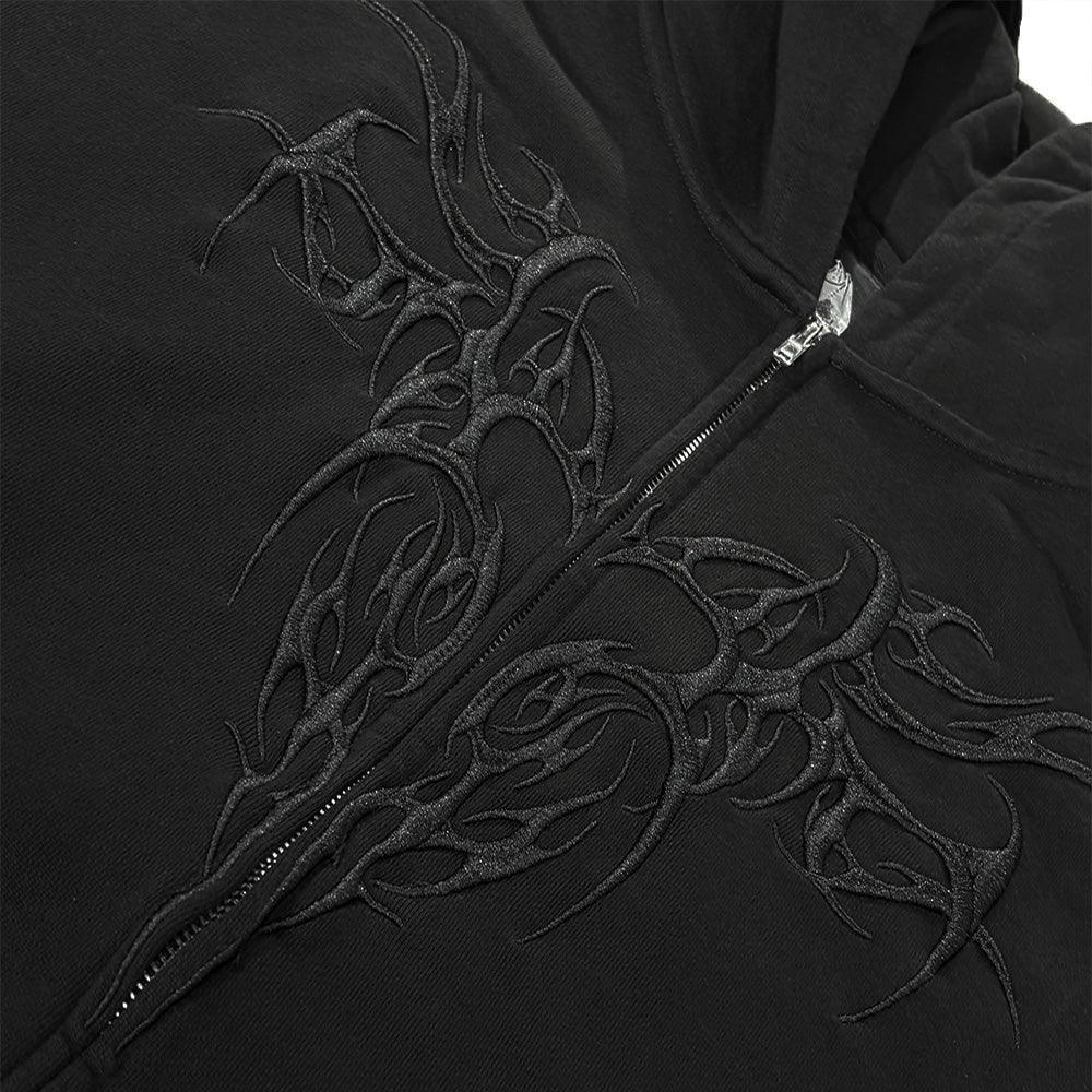 Drksaint Zip Up Hoodie - whathappenedtogod - VENTURER