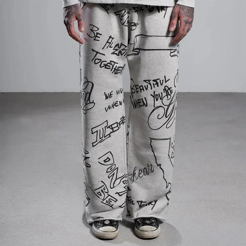 Scribble Vintage Jogger - ASKYURSELF - VENTURER