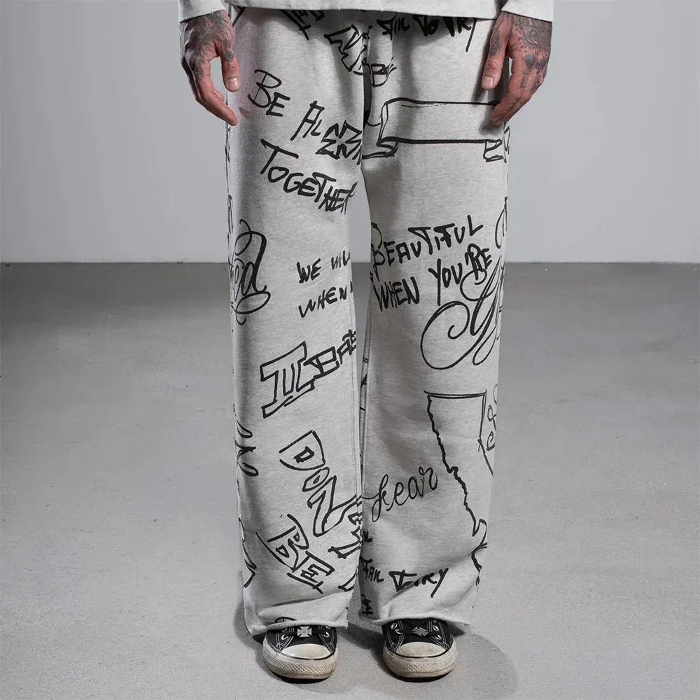 Scribble Vintage Jogger - ASKYURSELF - VENTURER