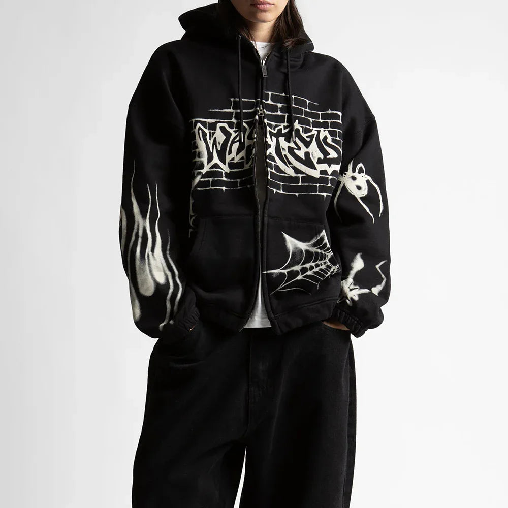 ATM Boxy Zip Hoodie - WASTED PARIS - VENTURER