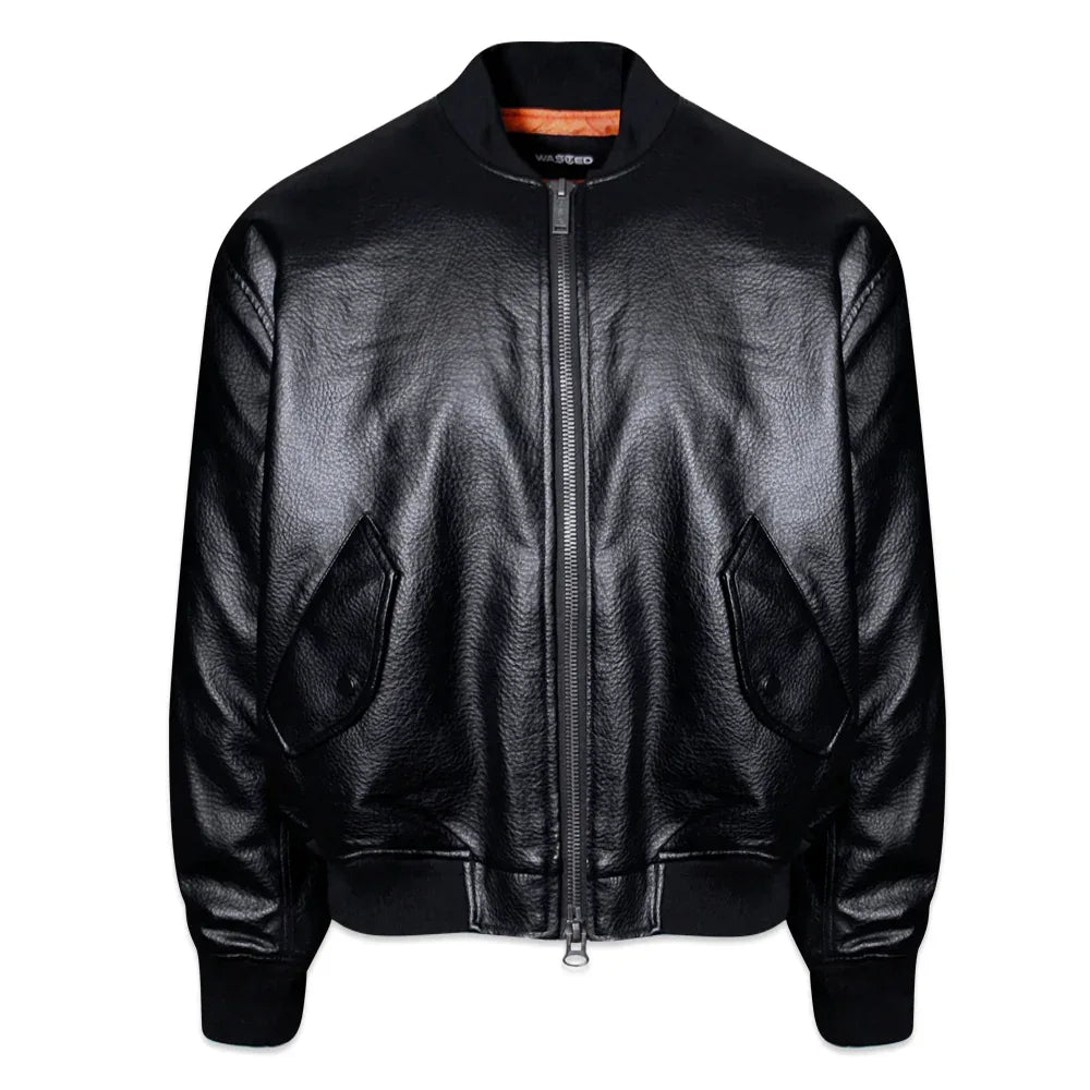 Kingdom Faux Leather Bomber - WASTED PARIS - VENTURER