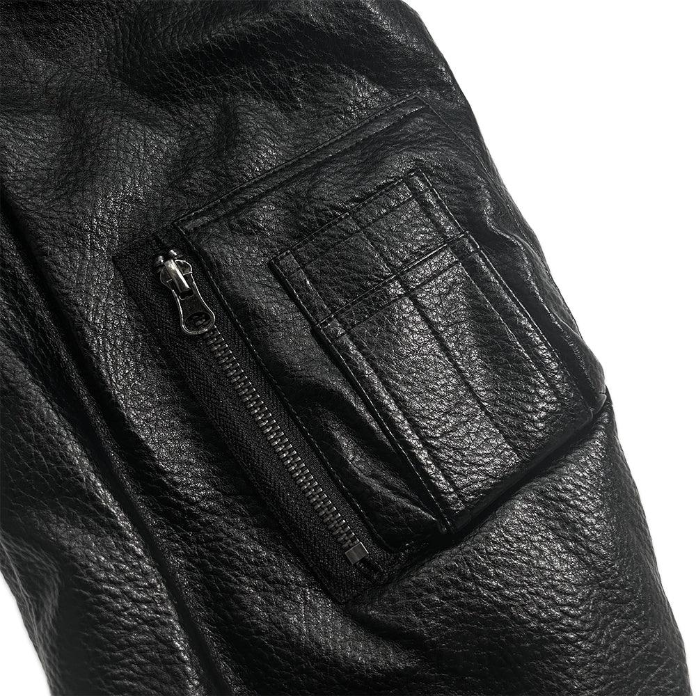 Kingdom Faux Leather Bomber - WASTED PARIS - VENTURER