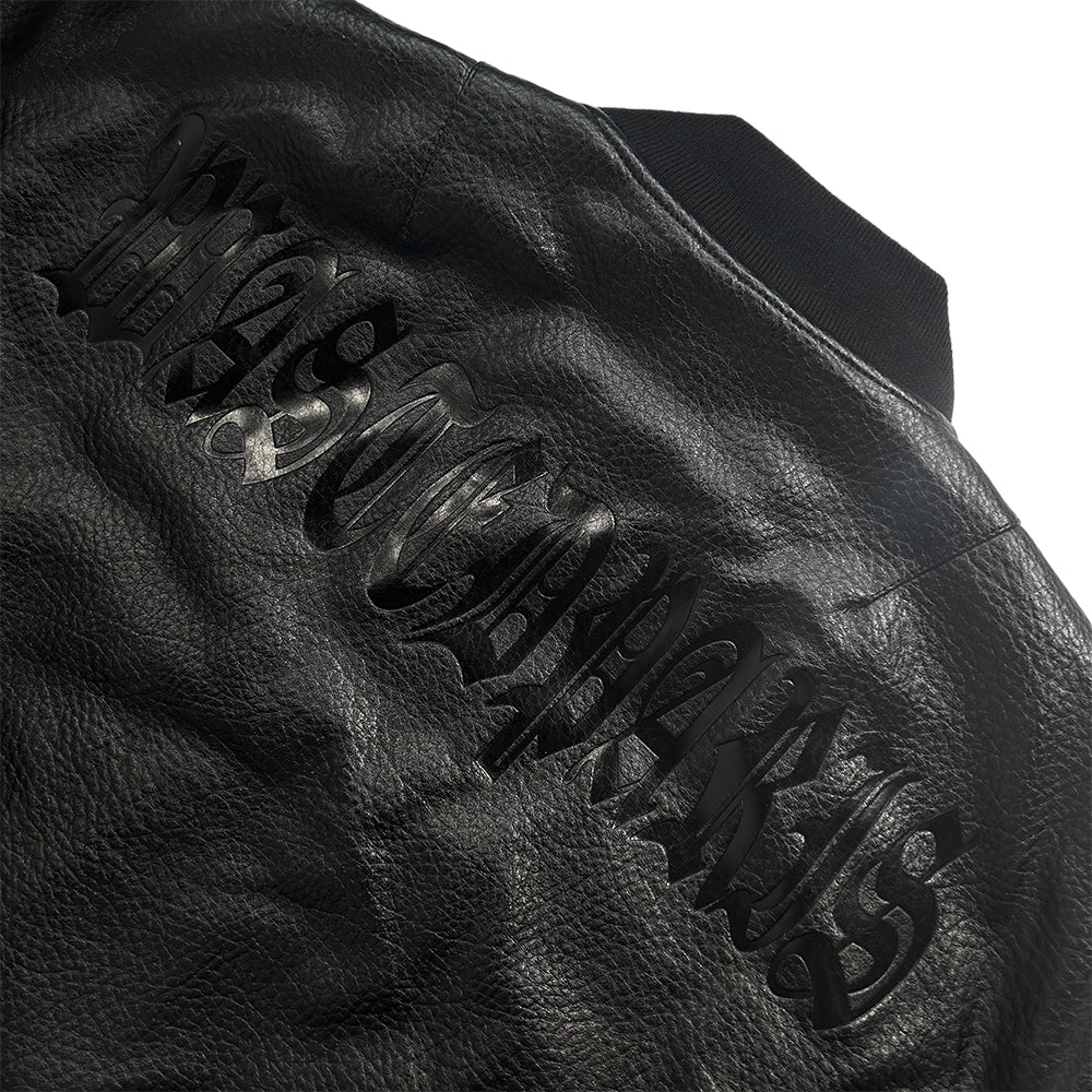 Kingdom Faux Leather Bomber