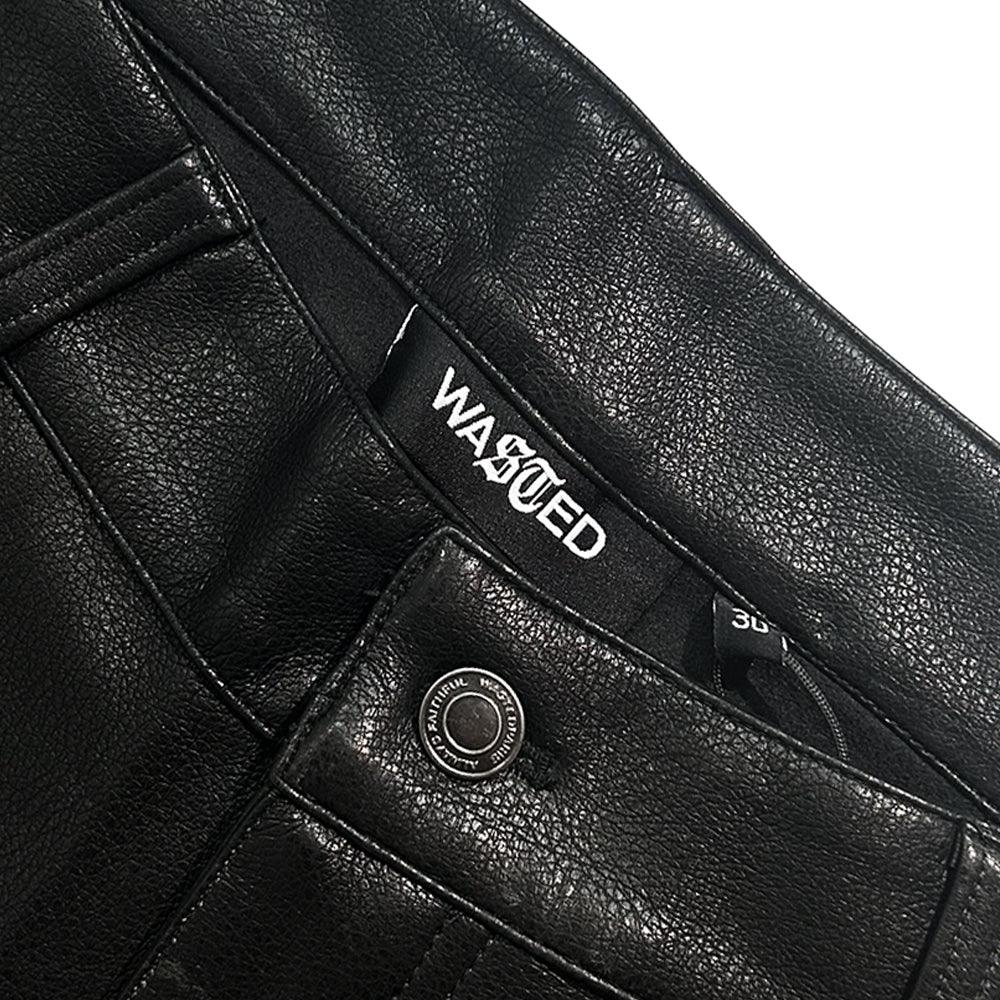 Faux Leather Casper Pants - WASTED PARIS - VENTURER