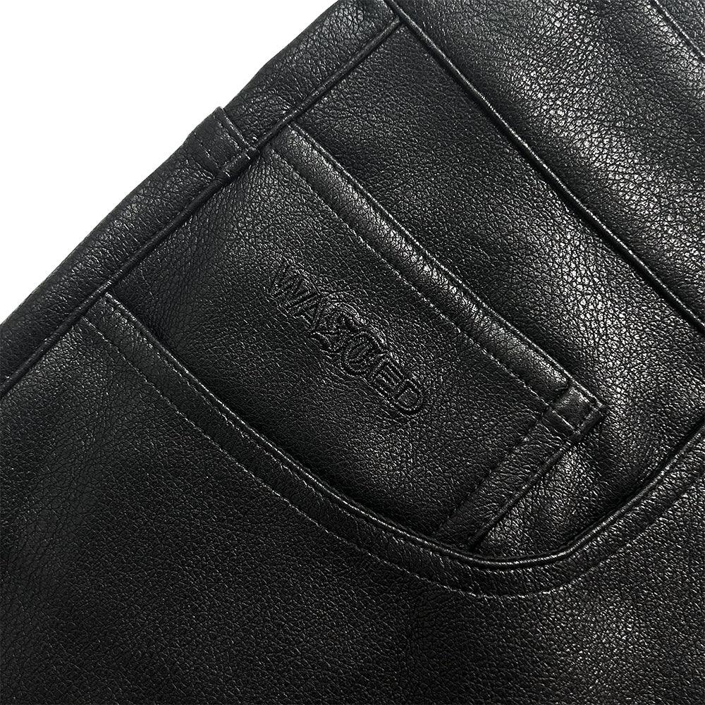 Faux Leather Casper Pants - WASTED PARIS - VENTURER