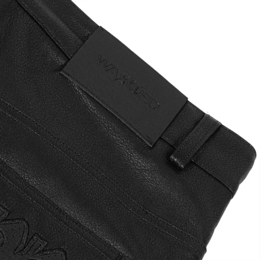Faux Leather Casper Pants - WASTED PARIS - VENTURER