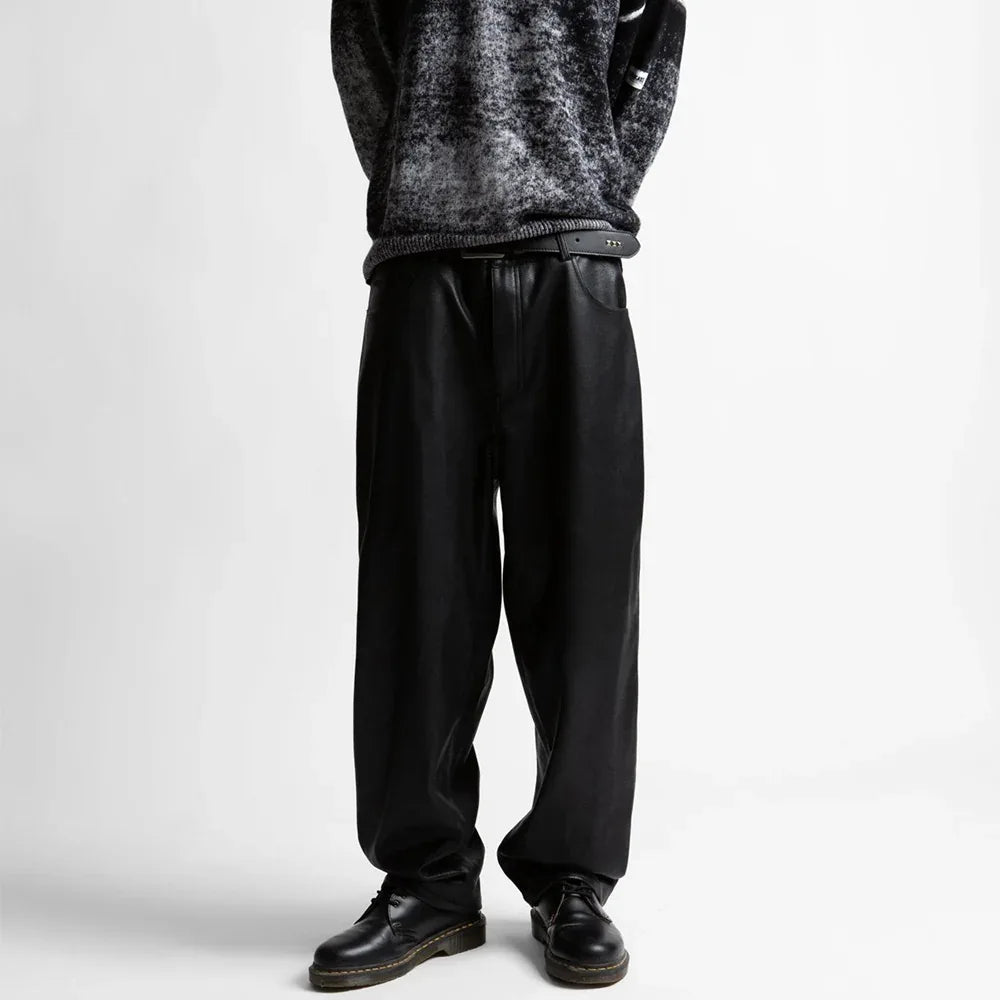 Faux Leather Casper Pants - WASTED PARIS - VENTURER