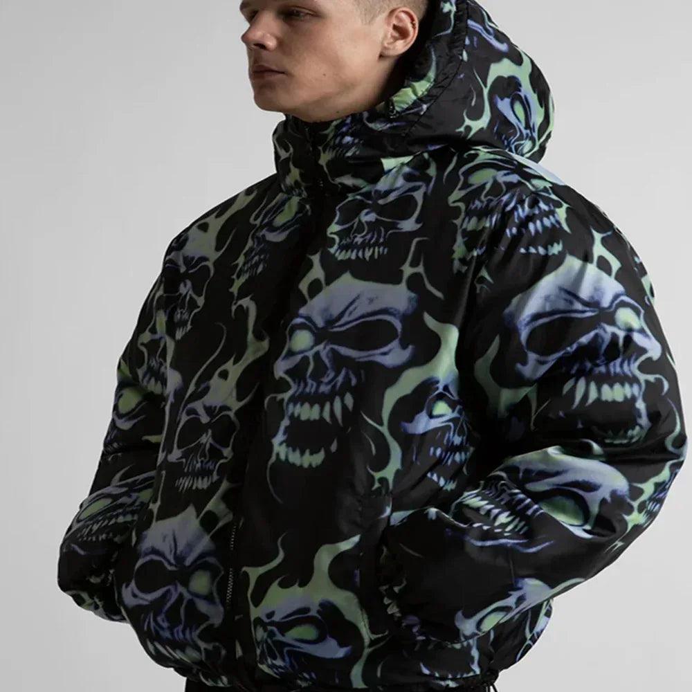 Skull Puffer Jacket - WASTED PARIS - VENTURER