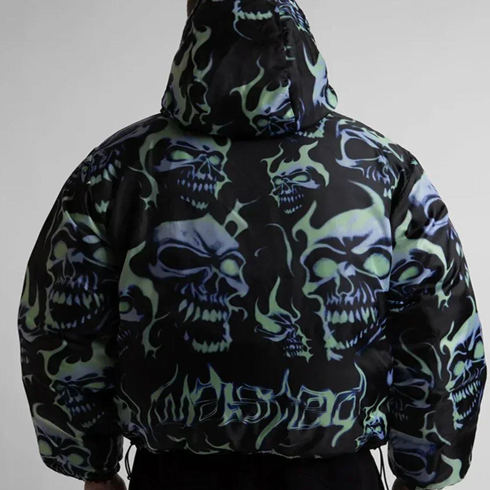Skull Puffer Jacket - WASTED PARIS - VENTURER
