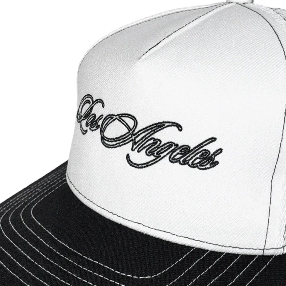 LA Script Trucker Hat - STAMPD - VENTURER