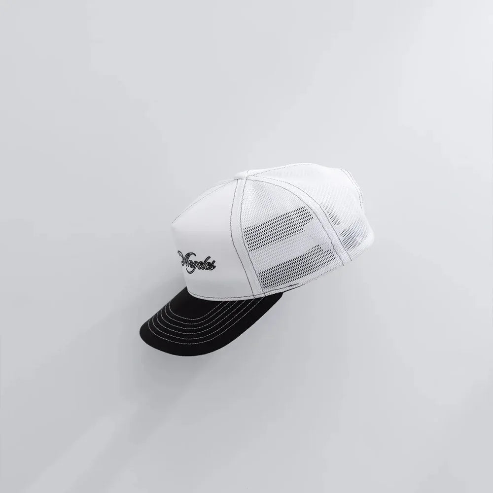 LA Script Trucker Hat - STAMPD - VENTURER
